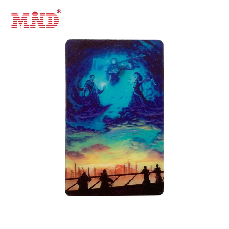 New Design Custom Your Logo Lenticular Card Thin Lenticular Card Print