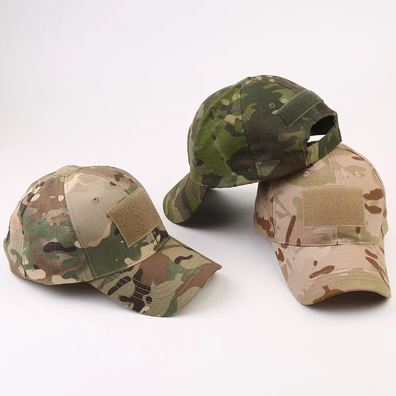 Hot Selling Men Outdoor Camouflage Colorful Hat Baseball Caps Camo Hunting Cap Hats Sport Cycling Caps