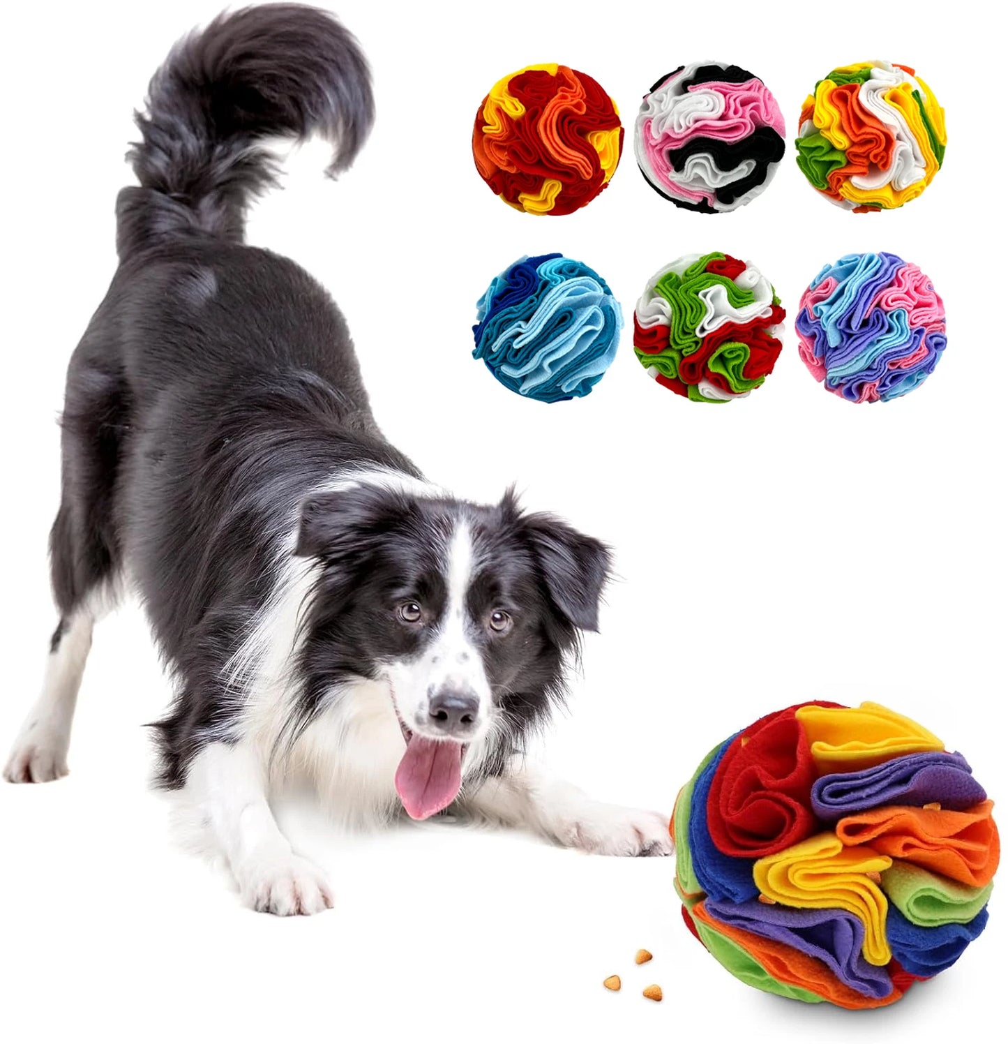 Wholesale Durable Dog Snuffle Ball Pet Chew Ball Dog Training Snuffle Ball for Small Medium Large Dogs