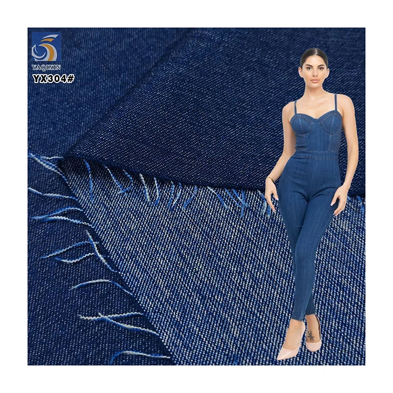 YX304 Latest 150cm Double Strand Anti-Wrinkle Soft Feel 16oz Cotton Stretch Denim Fabric