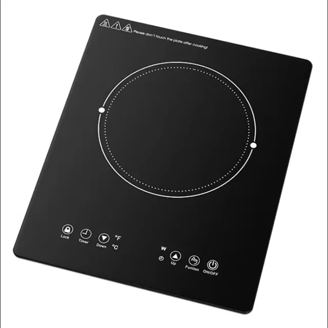 Customized 4mm Black External Ceramic Smooth Surface Glass Induction Cooker Glass