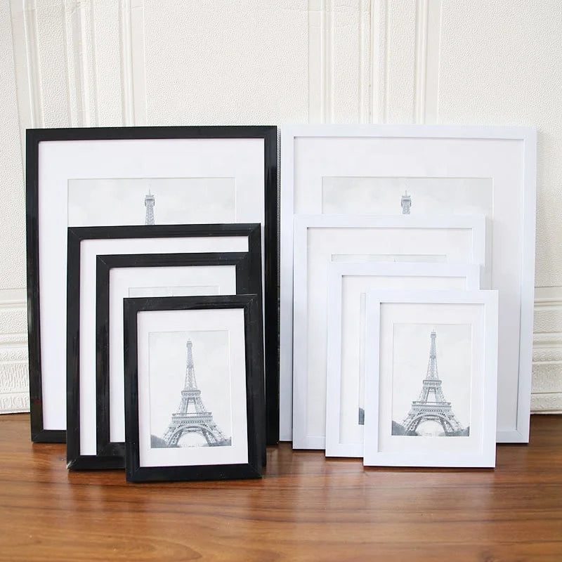 PVC Photo Frame Wall Hanging Table Black White Picture Frame Wholesale Photo Wall Photo Frame Combination