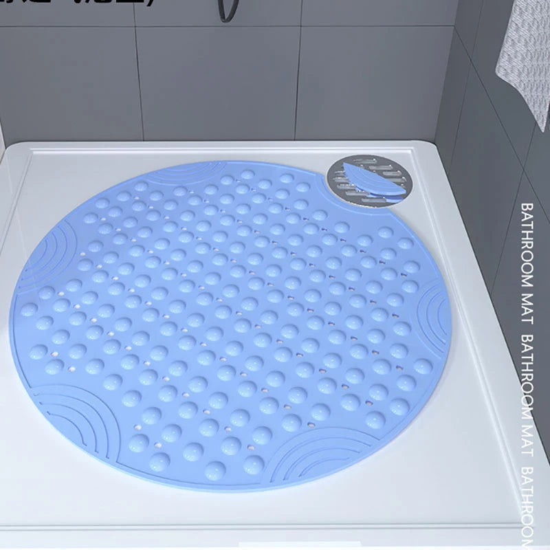 Round Shape Bath Mats PVC  Foot Massage Mat Bath Anti slip Scentless Bath Shower Mats for Tub and Shower