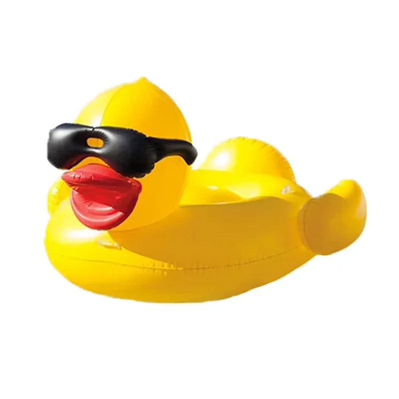 JIURAN OEM PVC Custom Pool Float Swim Ring Floating Bed Inflatable Rubber Duck Float for Summer