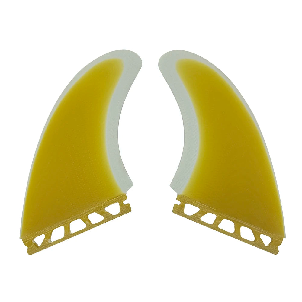 Enhance Toughness Customer's Logo Fiberglass Surfboard Fins Twin Set MR Size Surf Fins