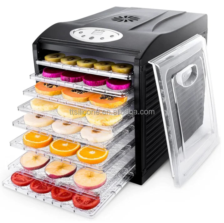 38*40cm Food Grade Kitchen Drying Silicone Mesh Non-Stick Dehydrator Mats & Pads Big Hole Perforated Pad Kitchen Drying Mat