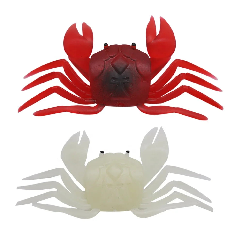Crab Shape Realistic Swimming Soft Lure Sea Fishing Artificial Chasebaits Trap Beach Boat Kayak Inshore Fishing Lure