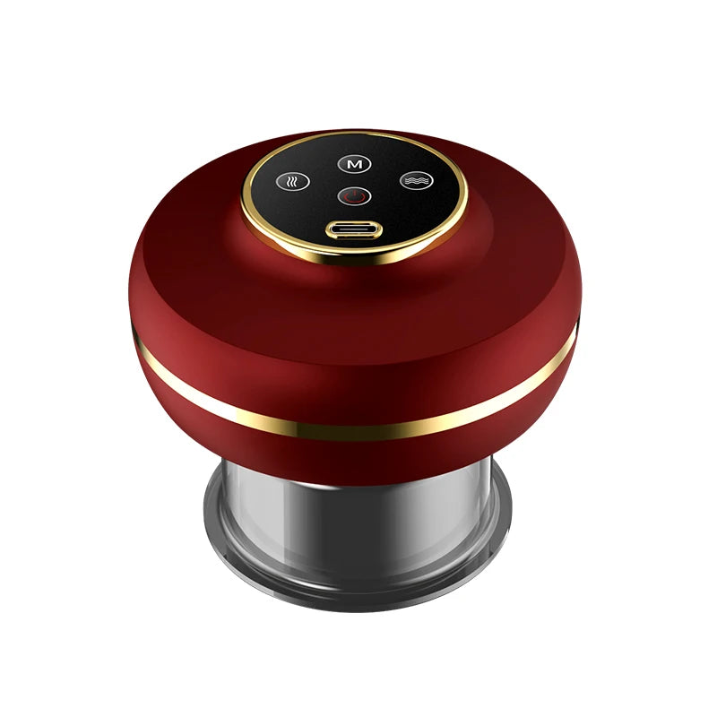 Oem Portable Electric Double Jar Cupping Device Intelligent Whole Body Scraping Massager Chinese Traditional Cupping Device