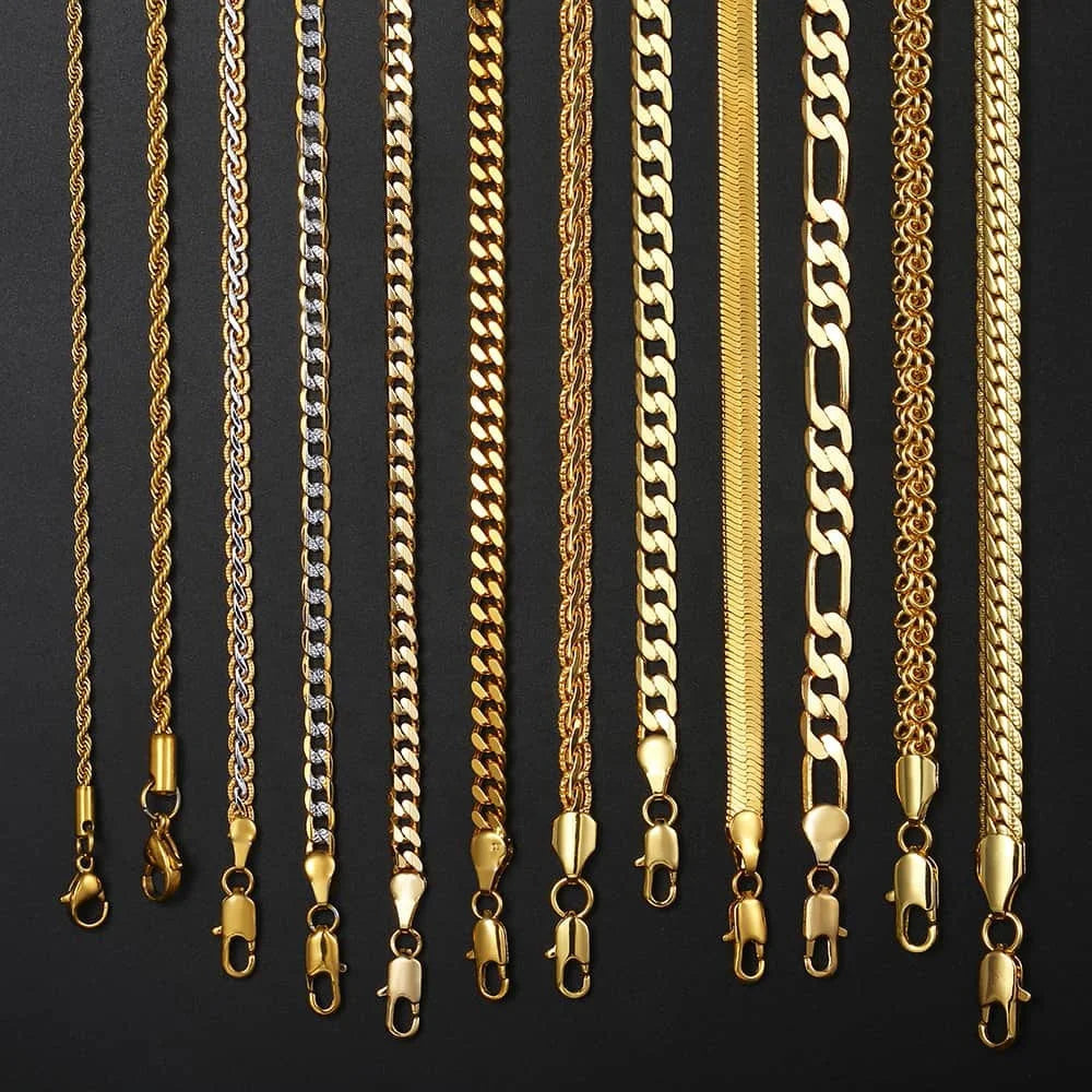 Wholesale Box Kolye Cable Custom Icebella 925 Silver Chain Fine Jewelry White 18K14K Rose Gold  Plated Link Chain for Women