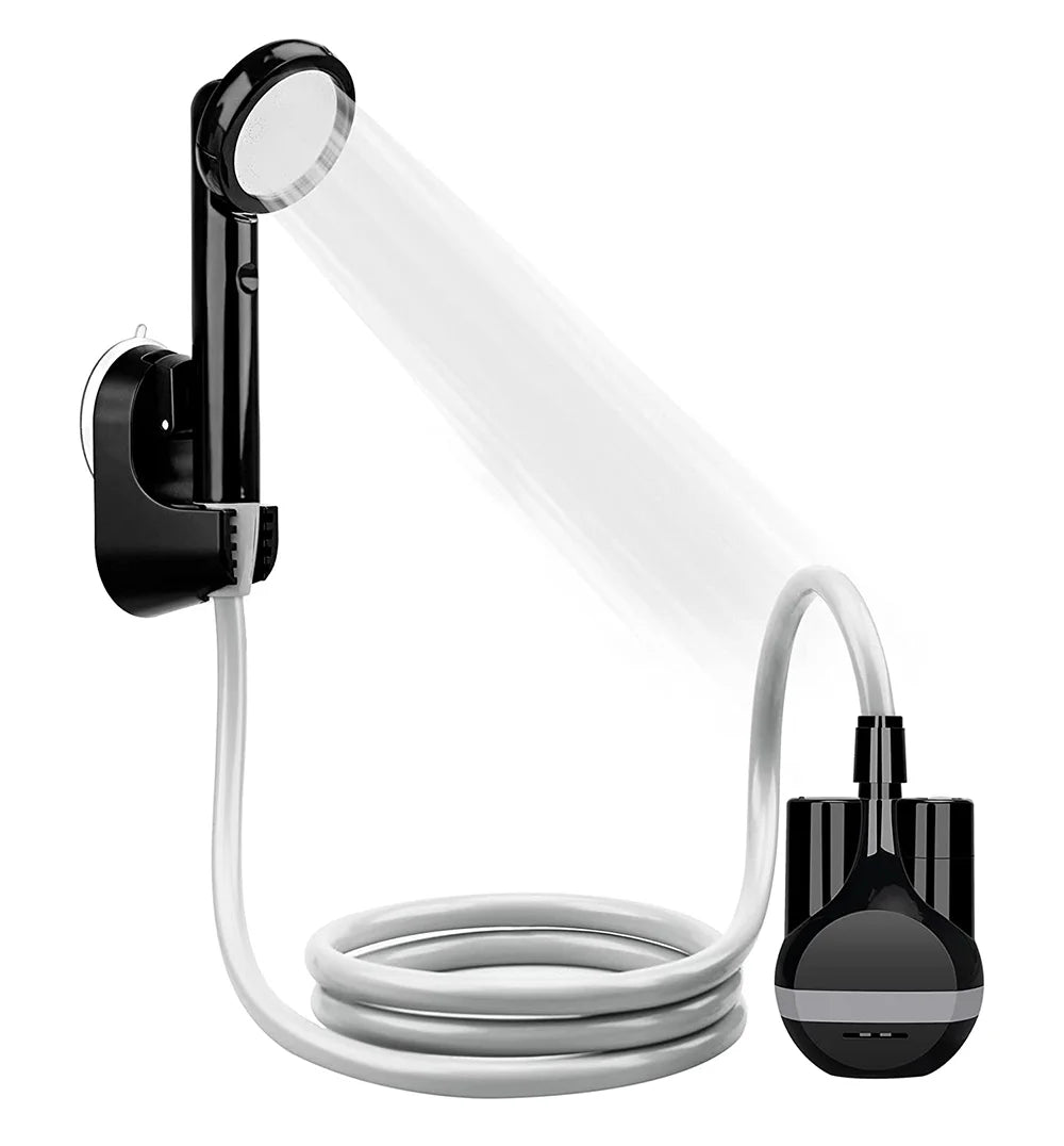 Hot Selling Camping Shower 3.7V Electric Portable Shower Pump USB Rechargeable IPX8 Water Pump Available in Stocks