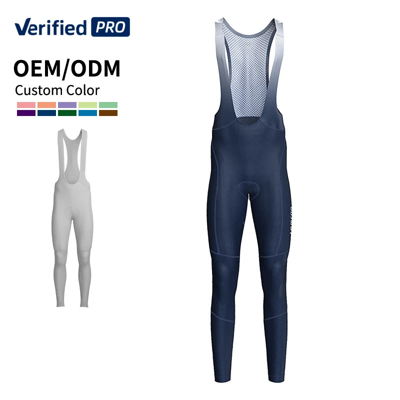 LAMEDA New Arrival  Winter Long Italy Elastic Interface Pad Bike Tights Pro Fleece Bike Pants Cycling Bib Pants