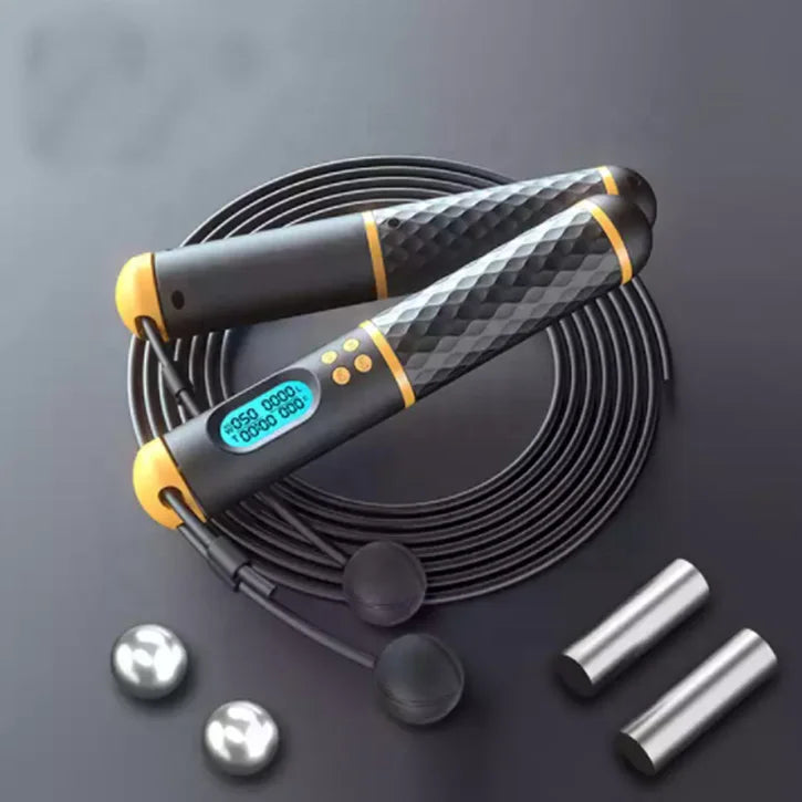 Custom Logo Professional Weight Loss Smart Skipping Jump Rope Counter Speed Digital Skip Rope Adjustable Cordless Skipping Ro
