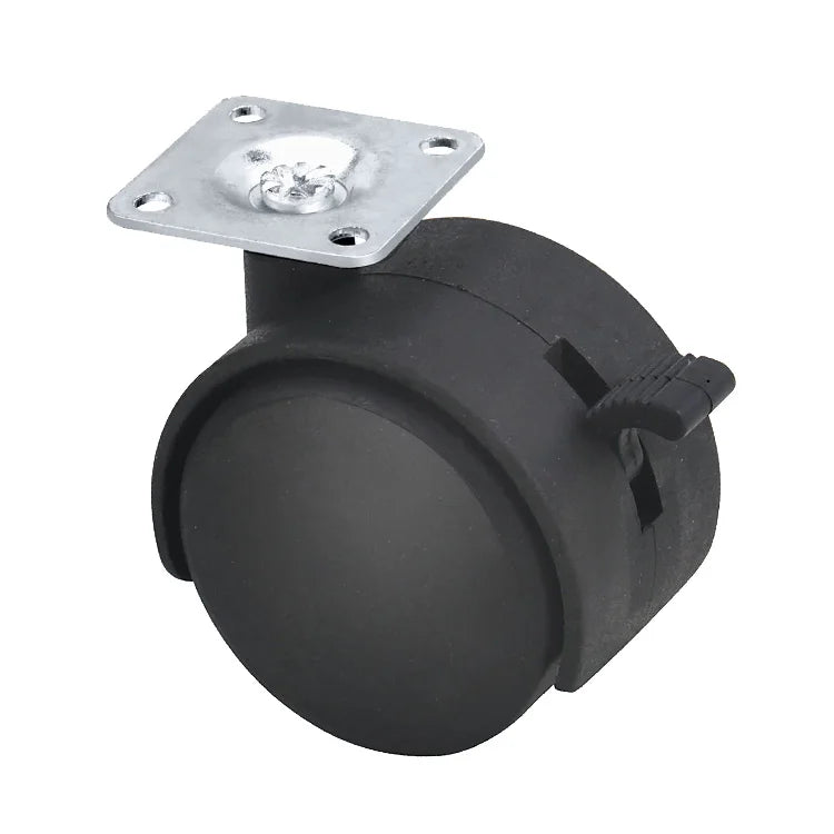 Wheels High Pin Plastic Caster Wheels and Low Price for Sale L Shaped U Angle Plastic Funiture Plate Locking Casters