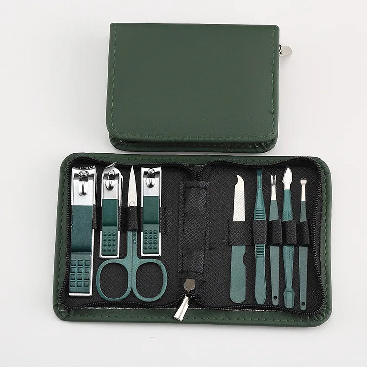 Stainless Steel Nail Clippers Suit 7 Piece Set Pedicure Pliers Beauty Scissors Manicure Trimming Manicure Gift Tool