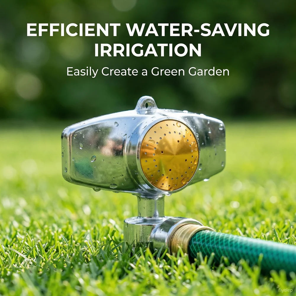 Garden Lawn Porous Vortex 360 Spot Water Sprinkler with Easy Install
