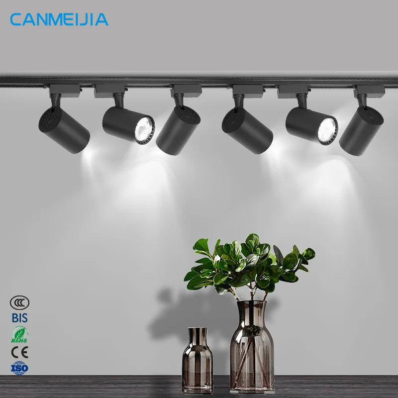 For Modern Indoor Commercia Lighting Led Adjustable TrackLight Cob Led Track LightingTracklight/Led Track Light/Track Lights