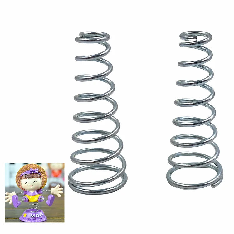 Wholesale Steel Cone Shaped Wire Springs for Bobblehead Doll Custom High-Performance Coiled Compression Tapered Helical Sprin
