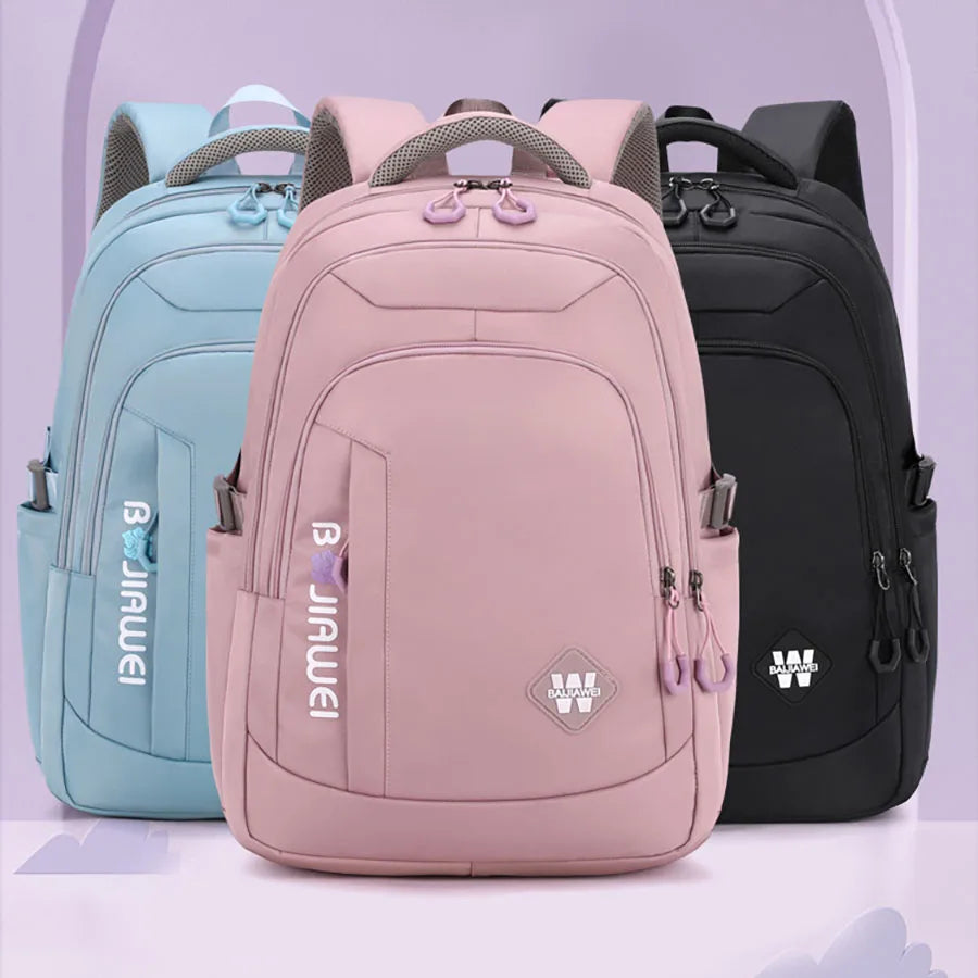 2024 New Nylon Backpack Wholesale Large Capacity Student Waterproof Schoolbag and Sturdy Shoulder Bag Computer Bag