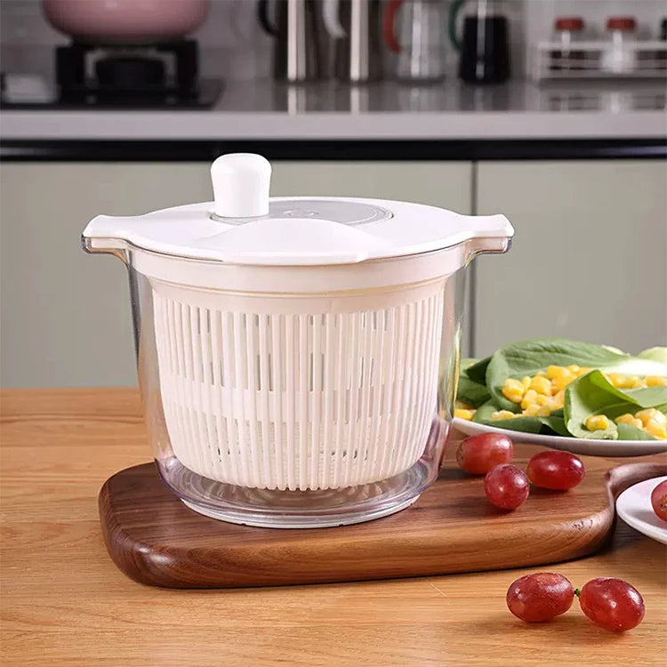 Pink Eco-Friendly Plastic Boming Brand Flexible Salad Spinner Colander for Fruits and Vegetables Kitchen Tool Box Packed
