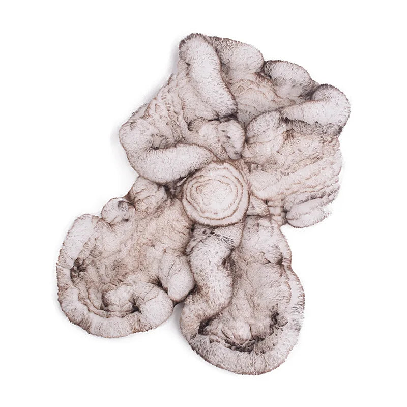 Women's Rex Rabbit Fur Scarf Wholesale From China Supplier for Winter