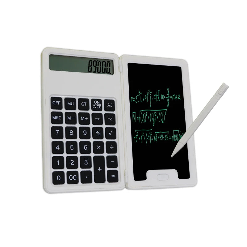 Multifunctional Scientific Calculator with 5-Inch Writing Tablet and Battery