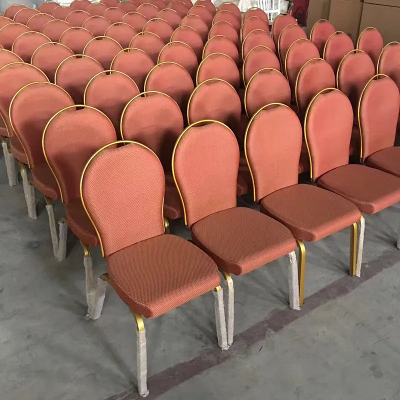 Wholesale Stackable Chaises De Mariage Iron Frame Metal Banquet Chairs Restaurant Dining Wedding Party Outdoor Events-Modern