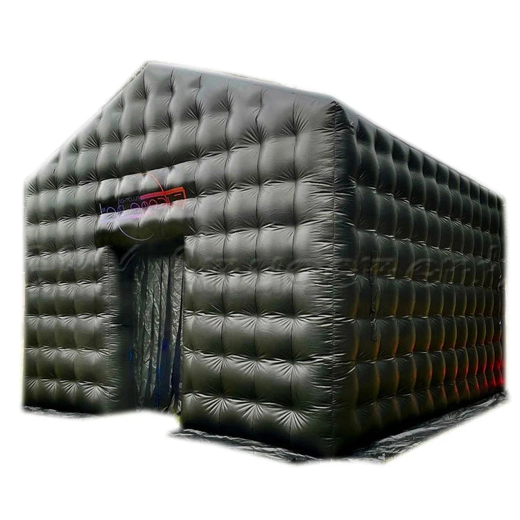 Commercial Inflatable Black  Night Club Tent Inflatable Cube Party Tent Inflatable Nightclub