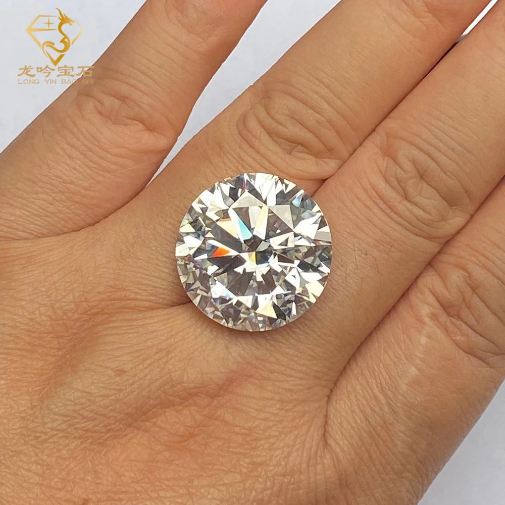 Loose  Flawlss Moissanite Stone GRA Certificate Moissanite 30Ct Moissanite Pass Diamond Pen