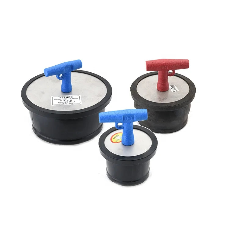 Industrial Stainless Steel Scupper Plug NBR Rubber for 2''-8'' Drain Pipes OEM Customizable Size 50A-200A Allmarine Brand 1 Y