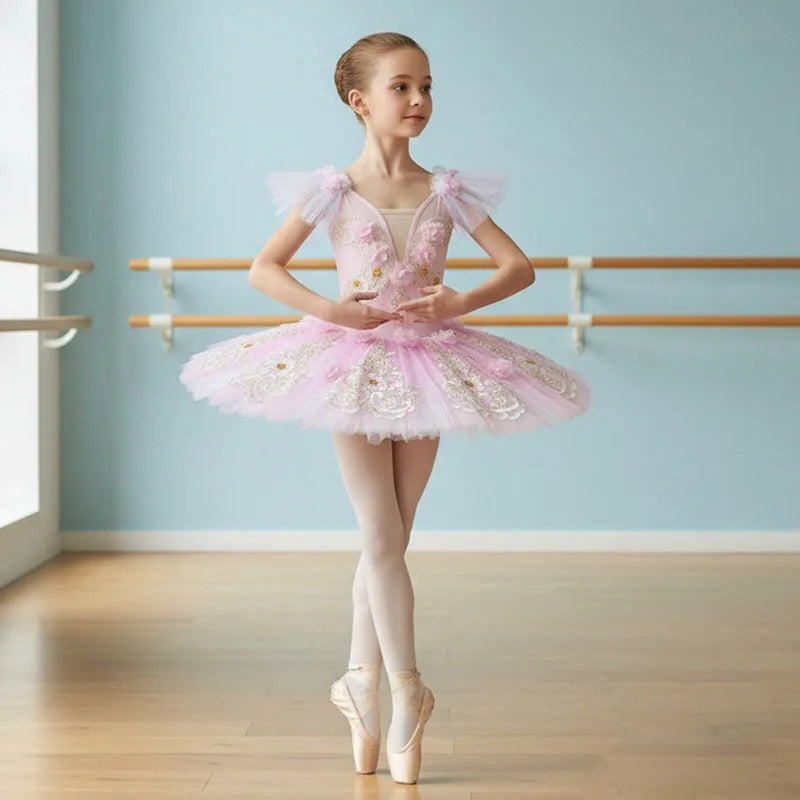 Professional Ballet Tutu Swan Lake Platter Tutu Romantic Ballerina Party Dance Costume Flower Girls Balett Dress Women