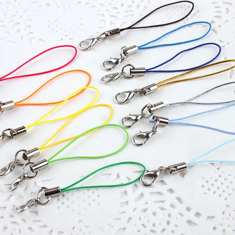 Lobster Clasp Cord USB Drive Strap USB Sticks Lobster Clasps DIY Jewelry Material Polyester Rope Buckle Cell Phone