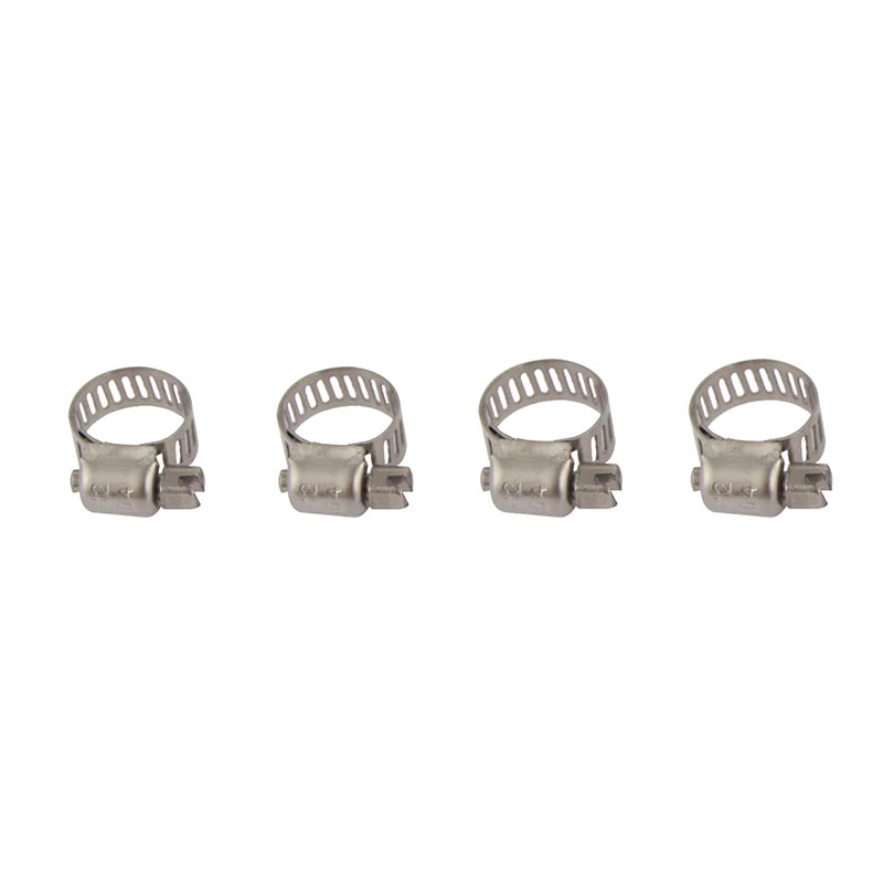 Worm Gear Stainless Steel Hose Clamps 12 Pack for Gas Beer Line Tubing 6-12mm Bar Accessories