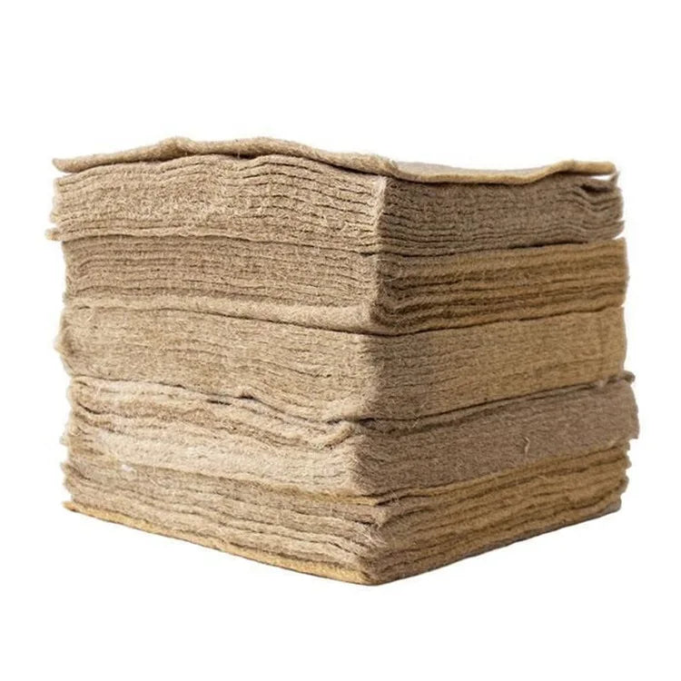 5mm 1020 Jute Fibre Planting Sponge Grow Mat PAD for Microgreens Natural Plant Fiber for Micro Green House Germinating Grow M