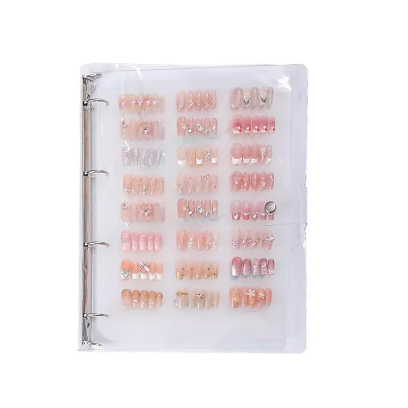 2026 New Removable Transparent Acrylic Display Panel for Manicure ABS Material Cat Eye Gel Color Display for Nail Gel