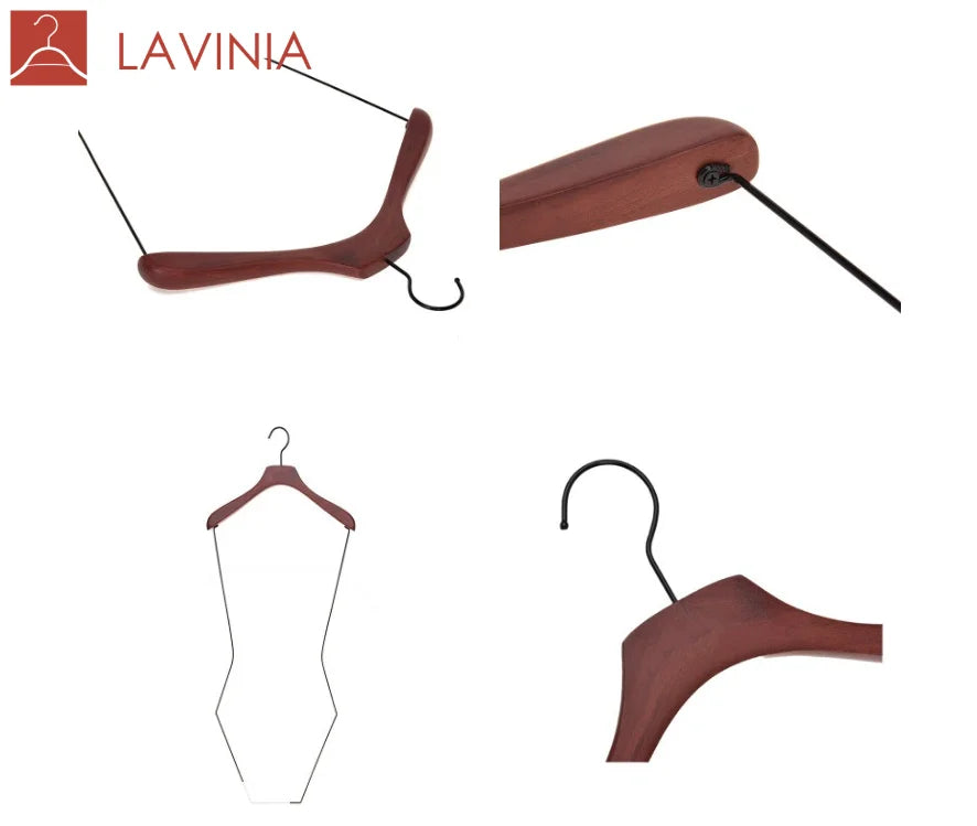 Lavinia Custom Wholesale Metal Hangers for Bathroom Swimwear Hangers Underwear Bra Bikini Display Stand