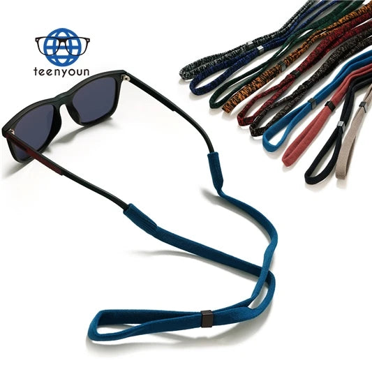 Teenyoun Sports Glasses Chain Cotton Cord Lanyard Glasses Accessories Anti-Slip Rope 2024 Wholesale
