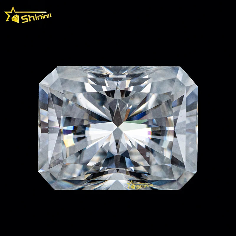 Wuzhou Moissanite DEF VVS Radiant Cut Synthetic Loose Moissanite Stone Cheap Price Moissanite Diamonds Ready to Shipping