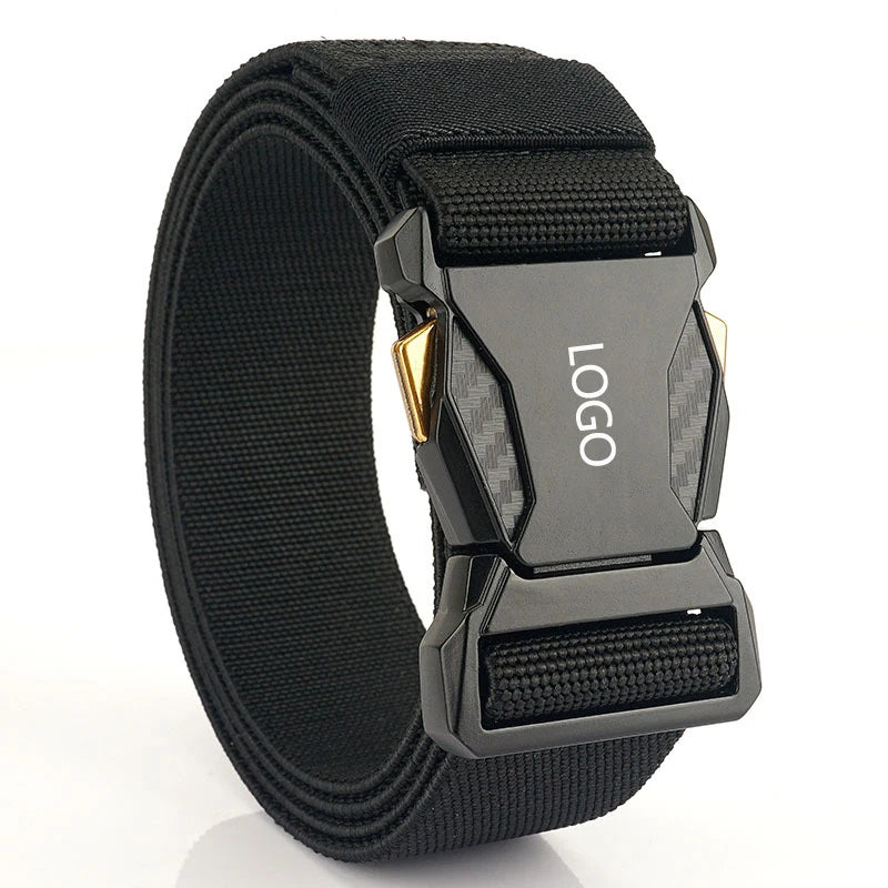 Wholesale 2022 New Nylon Tactical Casual Belt 38mm Alloy Custom Man Golf Waist Belt with Quick Release Buckle