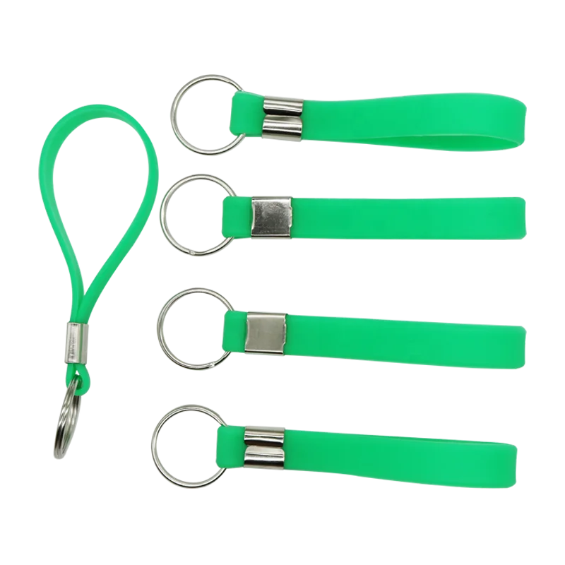 Custom Print Filled Color Keychain Gift Silicone Motivational Key Chains Gift Inspirational Key Chains Bulk Appreciation Keyr
