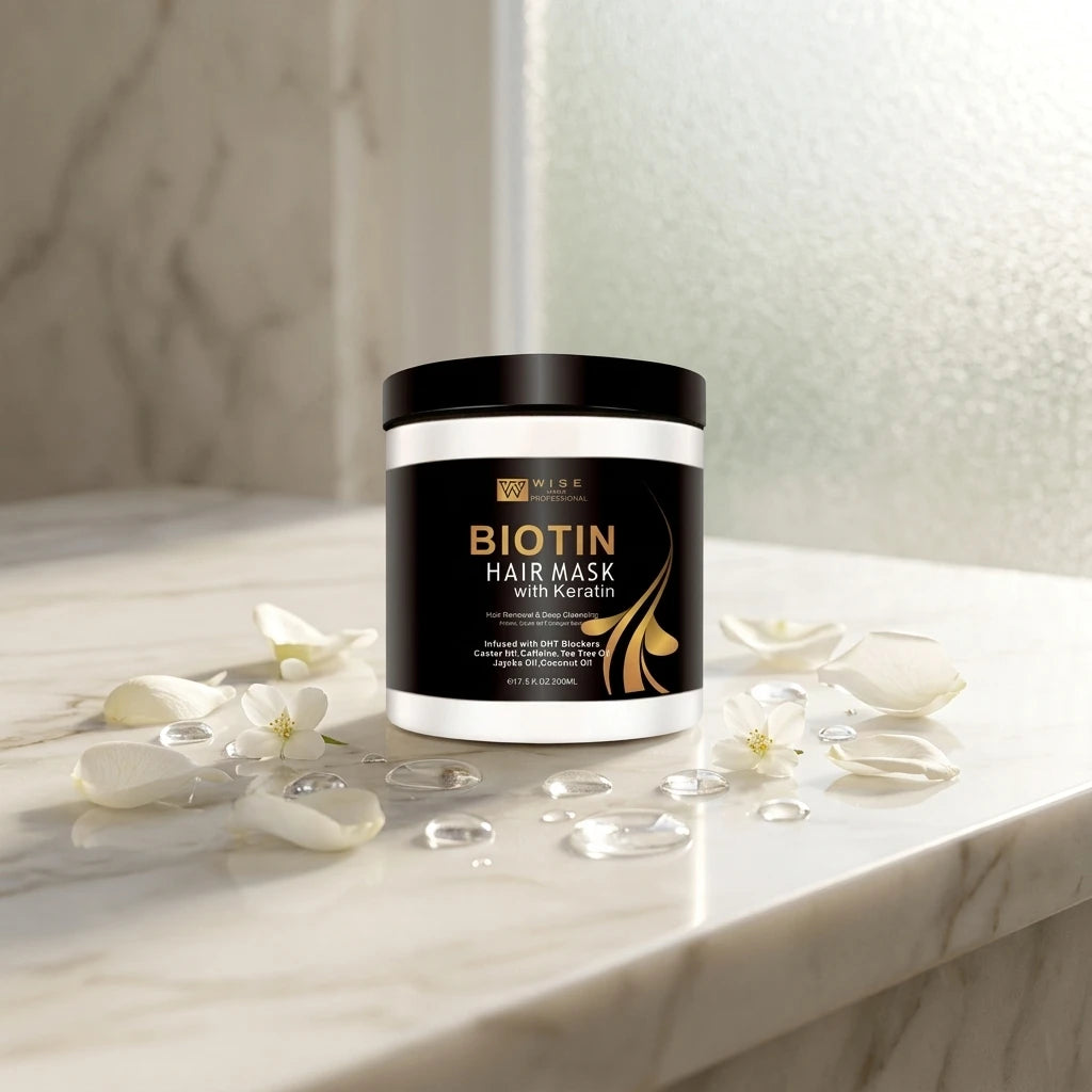 Wholesale Biotin Keratin Hair Mask Sulfate Free Biotin 500ml Organic Moisturizer & Straightening Hair Mask Unisex Salon Quality