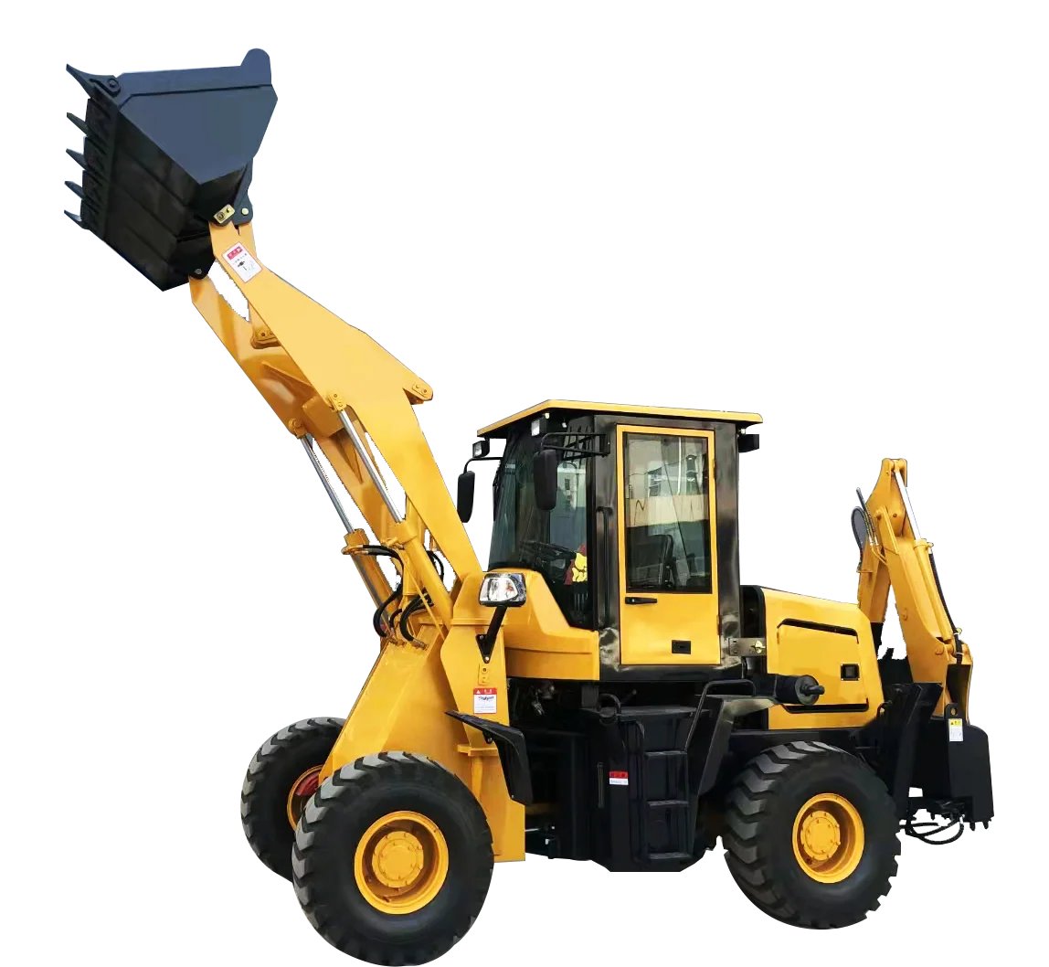 Mini Tractor Front End Compact Backhoe Loader With Different Attachments