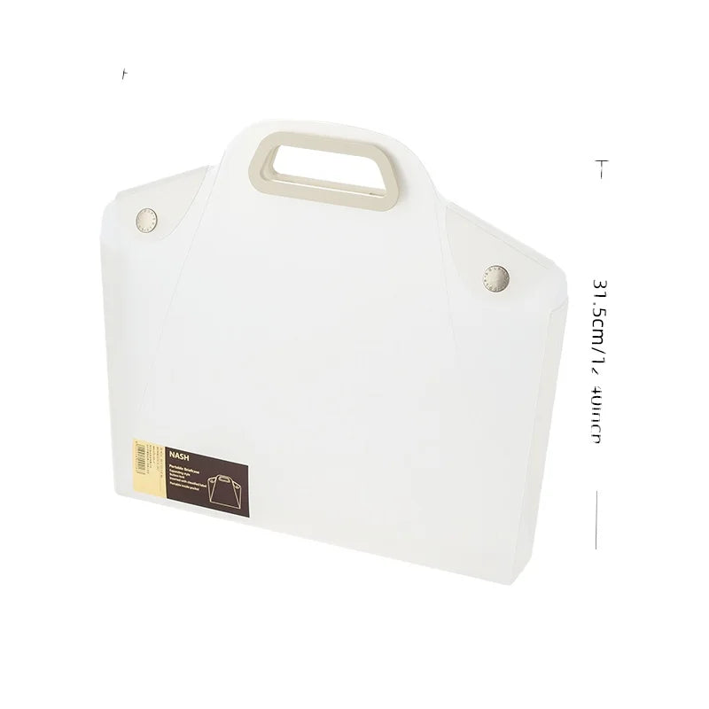 Large Capacity Data Storage A4 Book test Paper Carrying Book Tutorial Organ Bag Portable Transparent File Bag