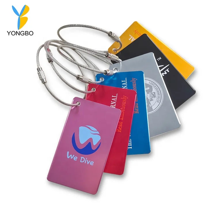 Luggage Tags for Suitcases Baggage Tags With Stainless Steel Loop Travel Tags