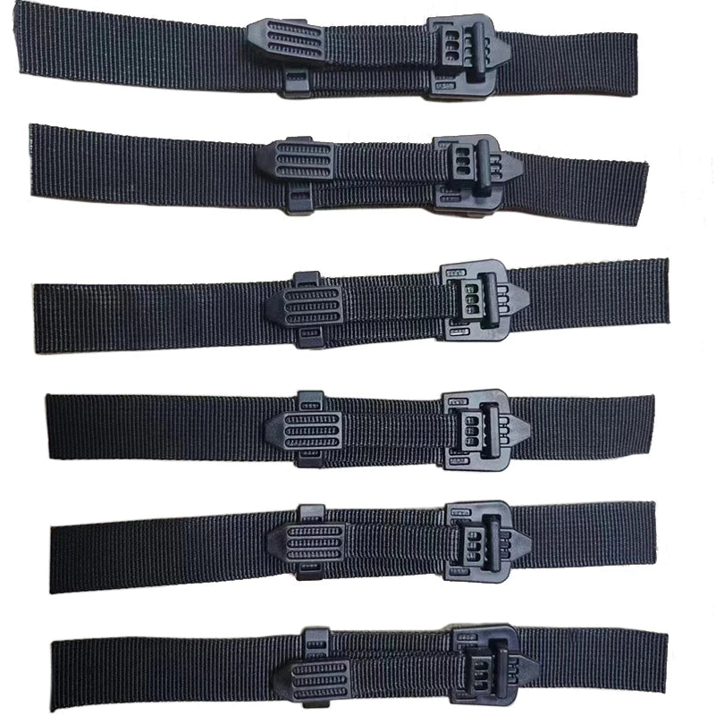 Wholesale Black Backpack Buckle Bag Accessories Webbing Buckle Customized Plastics Tri-glide Buckle