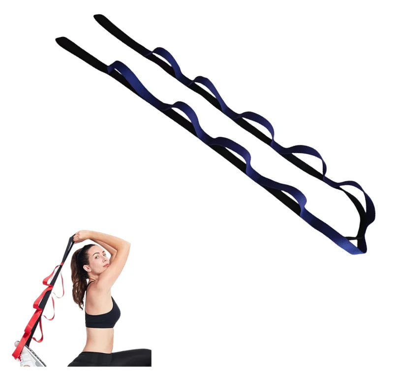 Custom Durable Polyester Fabric Safety Loops Daisy Chain Non-elastic Exercise Strap for Yoga Exercise & Home Workout