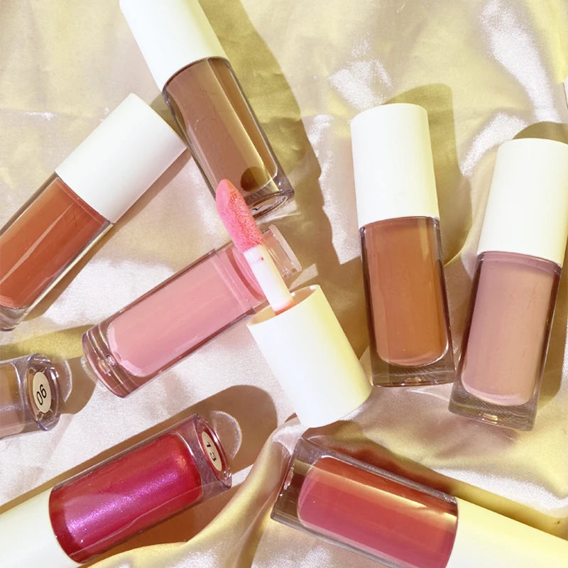 Best Cruelty-Free Vegan Waterproof Long Lasting Regular Size Lip Gloss in Red Liquid MSDS Certified Makeup
