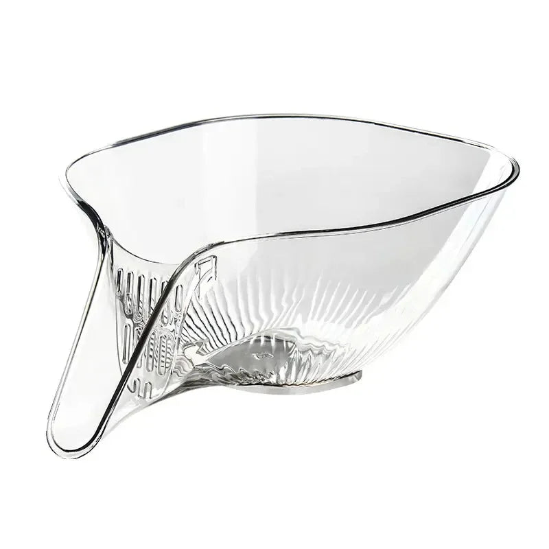 Household Kitchen Drain Bowl Sink Vegetable Basin Fruit Washing  Multifunctional Creative Plastic Fruit Plate