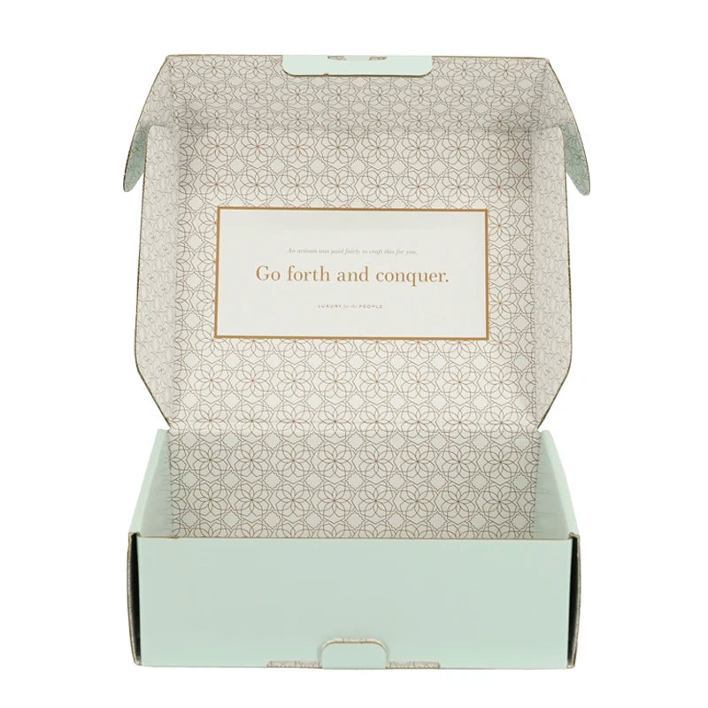 Custom Logo Cardboard Corrugated Fashion Gift Box Luxury Printed Packaging Paper Box for Business for Shipping