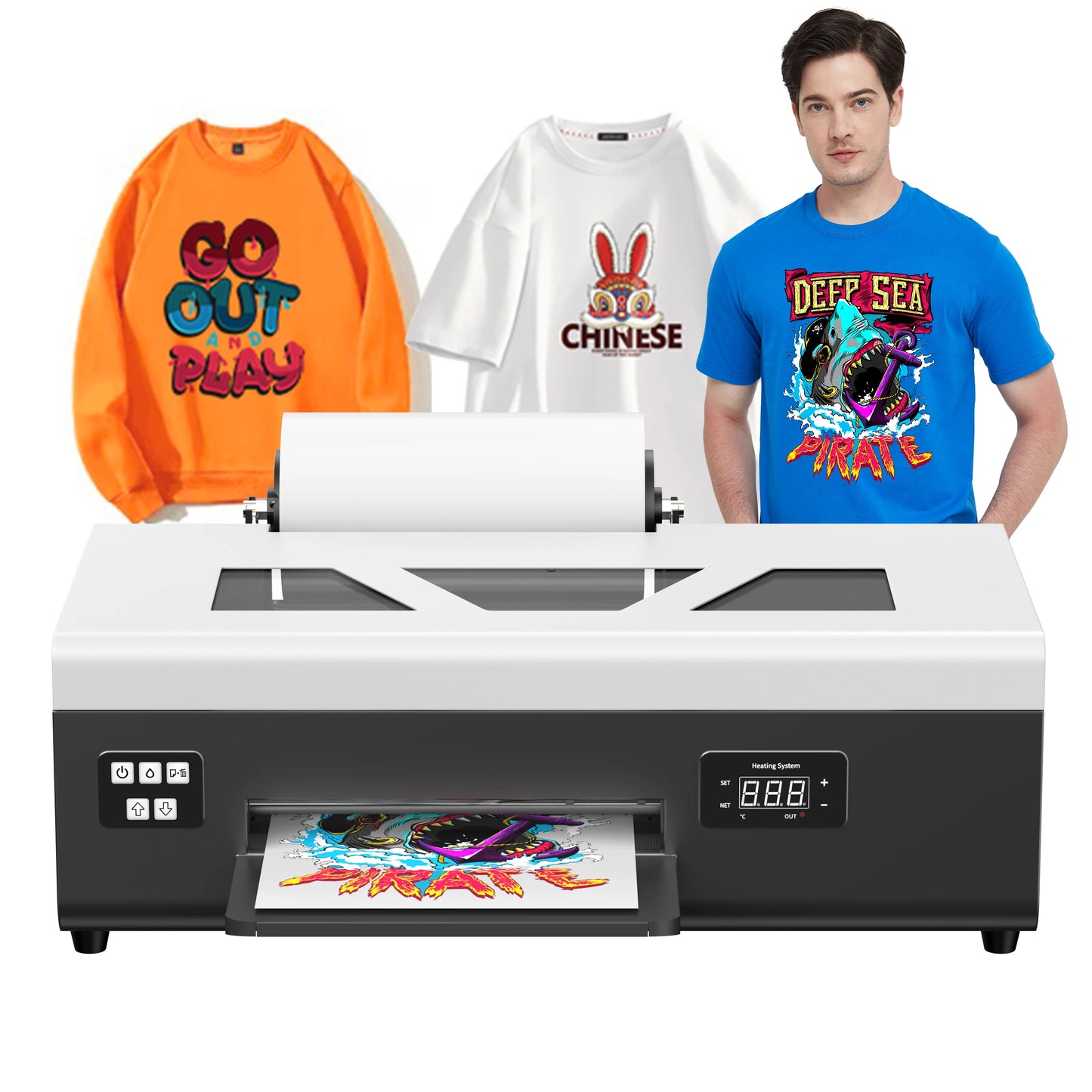 New DTF Colorsun A4 L800 Print Head Dtf Printer Printing Machine Transfer for Clothes Hats Canvas Bags Textiles