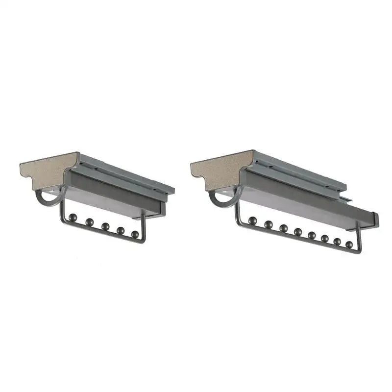 Zuogang Wardrobe Sliding 8 Bead Ball Bearing Hanger Top Mounted Luxury Zinc Alloy Clothes Hanging Rack